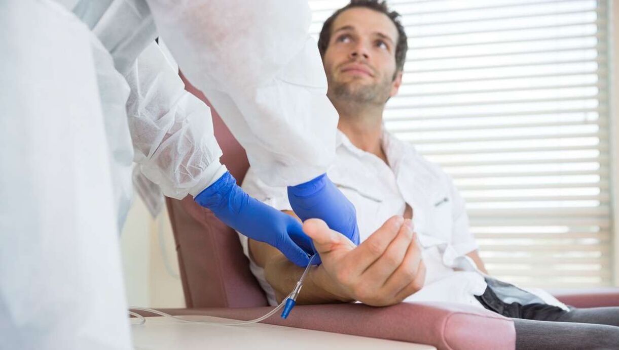 injections intraveineuses pour la prostatite